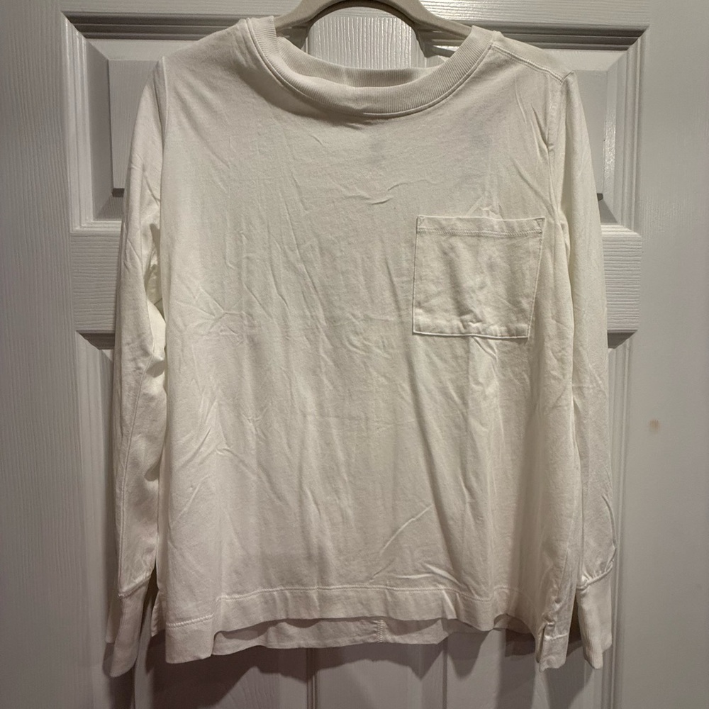 Lou & Grey Cream Long Sleeve Top